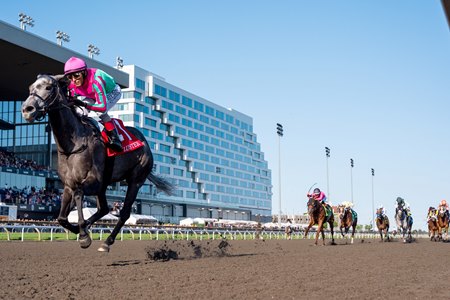 Luster leaves the field behind in the King's Plate Stakes at Woodbine