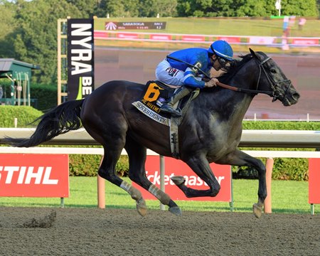 Sovereignty wins the Whitney Stakes at Saratoga Race Course