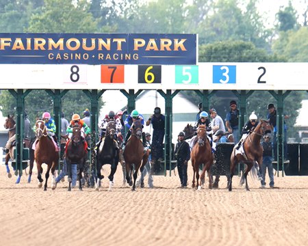 Racing at Fairmount Park