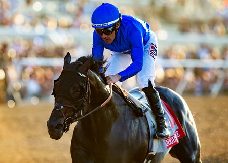 Knightsbridge wins the Pacific Classic Stakes at Del Mar