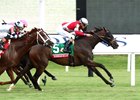 Burnham Square wins the 2026 Arlington Million Stakes at Colonial Downs
