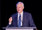 Everett Dobson, Chairman, The Jockey Club speaks at the Seventy-Fourth Round Table Conference on Matters Pertaining To Racing presented by The Jockey Club Thursday Aug.6, 2026 in Saratoga Springs, N.Y. 