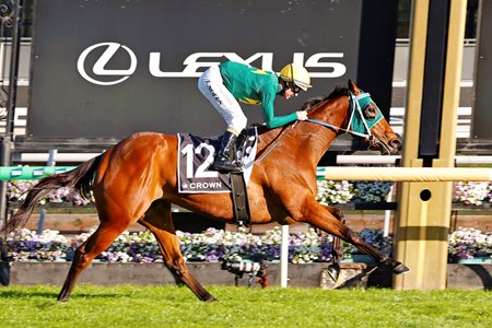 Sheza Alibi wins the Makybe Diva Stakes at Flemington Racecourse