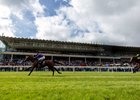 Darkness Falls (Ryan Moore) winners of the Golden Fleece Stakes Gr.1. 
Irish Champions Festival day 1.
Leopardstown.
Photo: Patrick McCann/Racing Post
12.09.2026.

