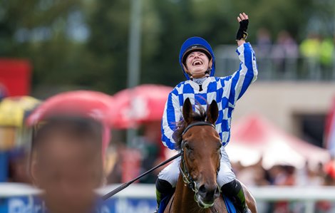 Osborne First Woman to Ride a British Classic Winner