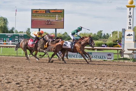 Military Time wins the Prince of Wales Stakes at Fort Erie