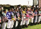 2001 Breeders' Cup at Belmont Park Open Ceremony Line up National Anthem