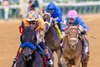 Splendora (Audible) and Flavien Prat win the 2026 Fasig-Tipton Locust Grove S. (G2).