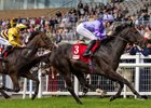 The Flying Five Stakes Gr.1 won by Commache Brave and Billy Loughnane. 
Irish Champions Festival day 2.
The Curragh.
Photo: Patrick McCann/Racing Post
13.09.2026.

