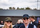 Trainer Jamie Insole (right) and Jess Stafford