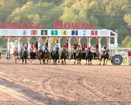 Racing at Louisiana Downs