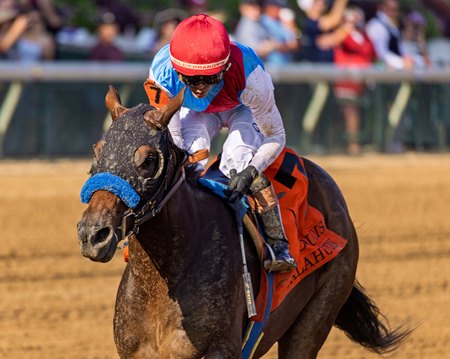 Salahudin wins the Iroquois Stakes at Churchill Downs