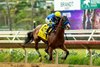 Hughes and jockey Juan Hernandez win the Grade I, $300,000 Del Mar Futurity, Sunday, September 6, 2026 at Del Mar Thoroughbred Club, Del Mar CA.
© BENOIT PHOTO