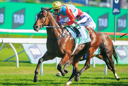 Ka Ying Rising wins the 2025 The Everest at Randwick Racecourse