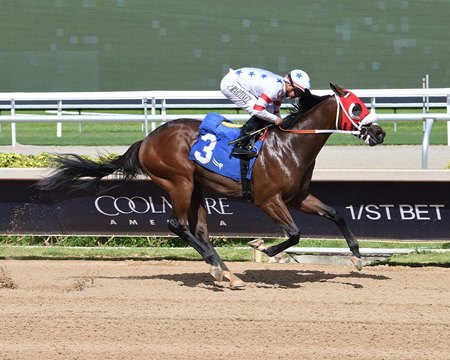 Sum of Success wins the Express Tour Stakes at Gulfstream Park