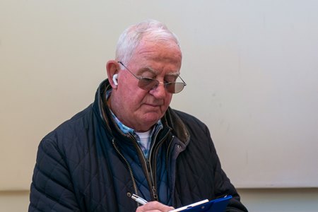 Mike Ryan at the Tattersalls October Yearling Sale