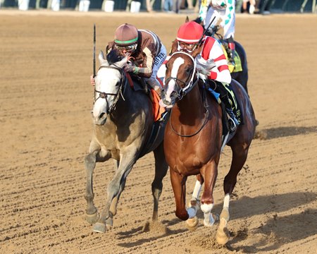 Jas (inside) outduels Staunch to win the Street Sense Stakes at Churchill Downs