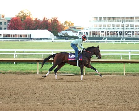 Englishman trains at Keeneland