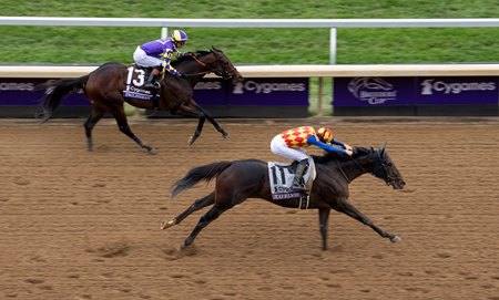 T O Elvis defeats Englishman to win the Breeders' Cup Sprint at Keeneland