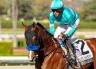 Hughes and jockey Juan Hernandez win the Grade I, $300,000 American Pharoah Stakes, Saturday, October 3, 2026 at Santa Anita Park, Arcadia CA.
© BENOIT PHOTO